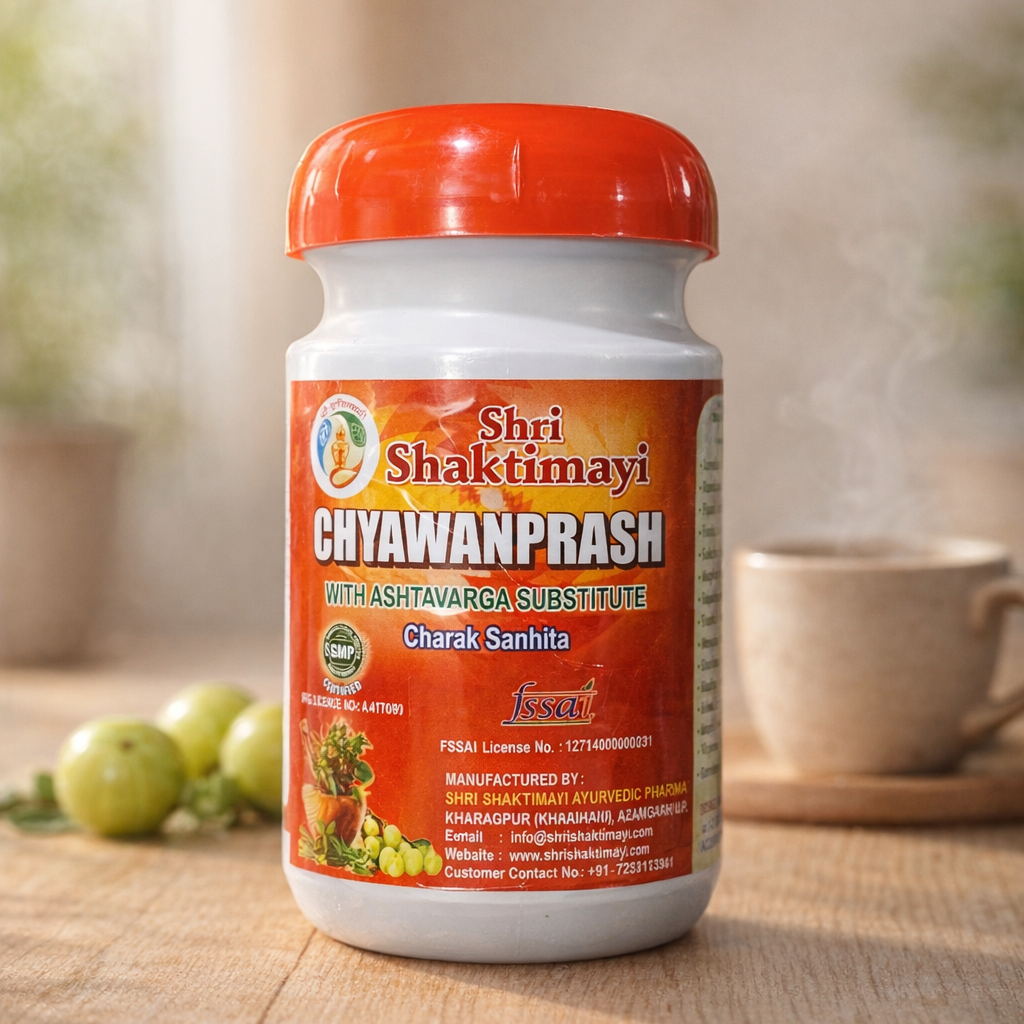 Shri Shaktimayi Chyawanprash – 1 Kg, Shuddh Gud | Chemical-Free | Classical Ayurveda