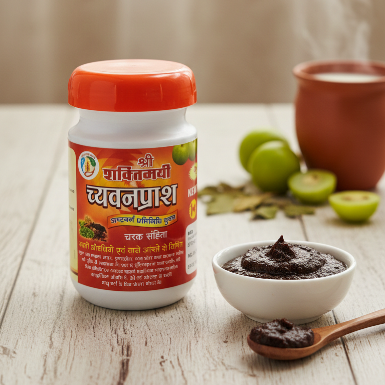 Shri Shaktimayi Chyawanprash – 1 Kg, Shuddh Gud | Chemical-Free | Classical Ayurveda